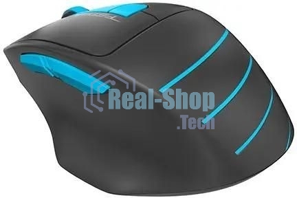 Мышь беспроводная A4Tech Fstyler FG30 серый/синий, 2000 dpi, радиоканал, USB, кнопки - 5