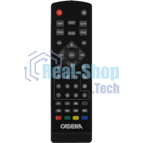 Приставка для цифрового ТВ Cadena CDT-2291SB черный, DVB-T2, DVB-T, HDMI, USB 2.0