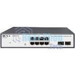 Коммутатор настраиваемый L2 8x1000Base-T, 2x1000Base-X SFP, комплект для установки в 19