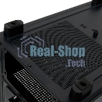 Компьютерный корпус HSPD F510, Panoramic Mid Tower, черный, TG, 0.5 SPCC, 3x120мм ARGb ATX, mATX, mITX 180/280/160мм 1x2.5