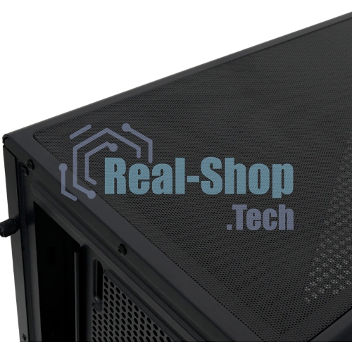 Компьютерный корпус без блока питания HSPD M510, Mesh Mid Tower, черный, TG, 0.5 SPCC, no fans ATX, mATX, mITX 180/280/160мм 1x2.5