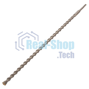 Бур по бетону Denzel двойная спираль, Cobalt W-tip, 18x600 мм, SDS PLUS