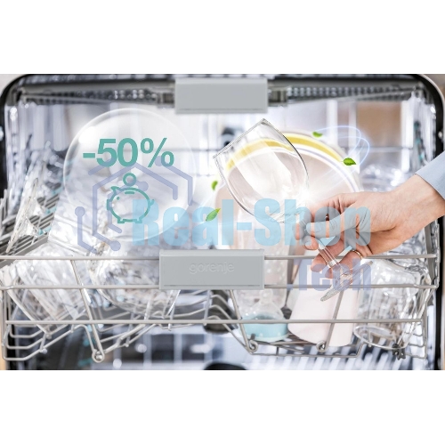 Встраиваемая посудомоечная машина Gorenje GV642D90, черный, 59.8 см, 14 компл., 45 дБ, класс A+++
