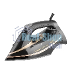 Утюг Centek CT-2346 GOLD черный/золотистый, 3200 Вт, 45 г/мин, 190 г/мин, 400 мл