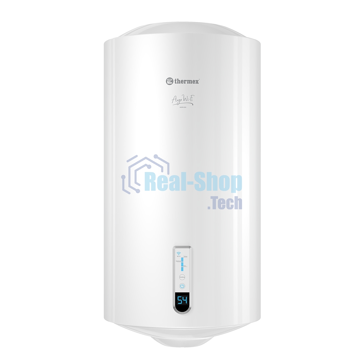 Водонагреватель электрический Thermex Auga 100 V Wi-Fi белый, накопительный, 100 л, 1,5 кВт, настенный, вертикальный, с управлением по Wi-Fi