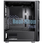 Компьютерный корпус Accord 3407 черный без БП ATX 2xUSB 2.0 2xUSB 3.0 audio bott PSU