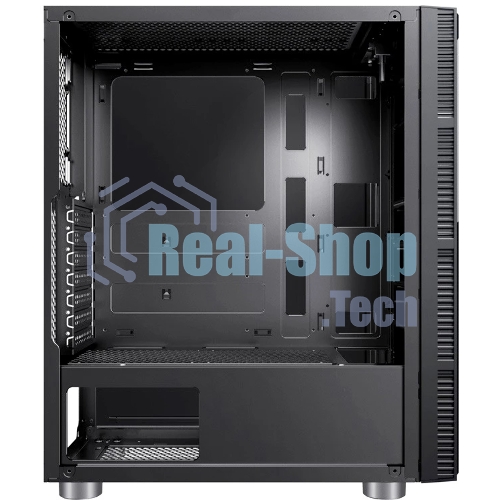 Компьютерный корпус Accord 3407 черный без БП ATX 2xUSB 2.0 2xUSB 3.0 audio bott PSU