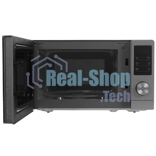 Микроволновая печь Gorenje MO20A3T4 серый/черный, 20 л, 700 Вт, переключатели - поворотный механизм