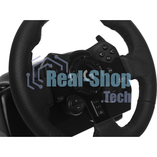 Руль Logitech G923 10кноп. (с педалями) черный