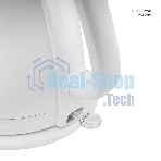 Чайник электрический Galaxy Line GL 0331, белый, пластик, 2200 Вт, 1.8 л