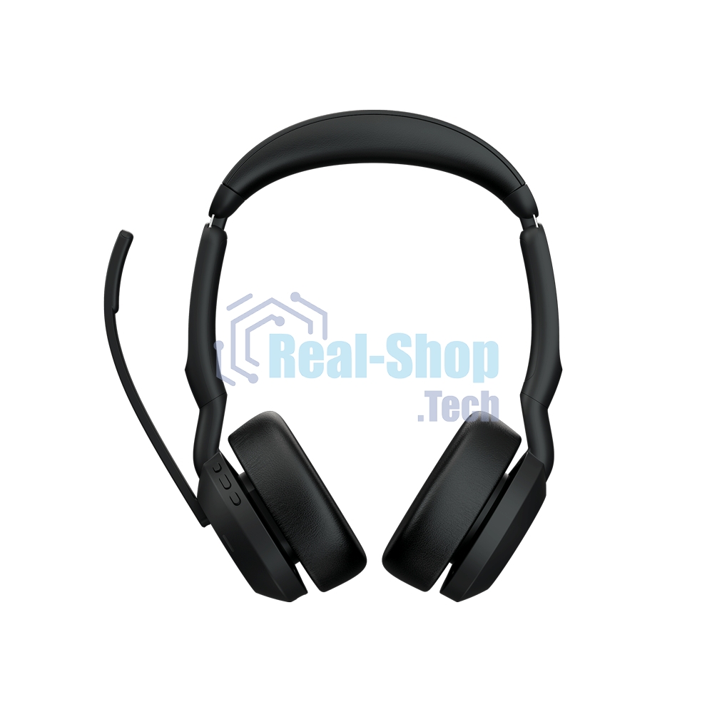 Гарнитура Jabra Evolve2 55 чёрный, беспроводная, Bluetooth, до 16 ч