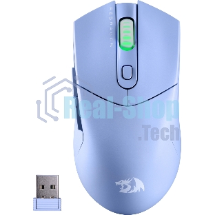 Мышь беспроводная Redragon St4r Pro голубой, 26000 dpi, радиоканал, Bluetooth, USB, кнопки - 6