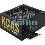 Блок питания Aerocool/Formula ATX 750W AC KCAS PLUS GOLD 750W RGb 80 PLUS gold (20+4pin) APFC 120мм fan color LED 8xSATA RTL