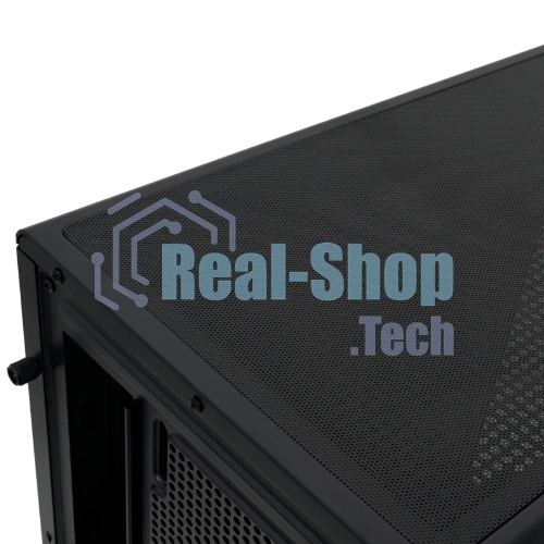 Компьютерный корпус HSPD F510, Panoramic Mid Tower, черный, TG, 0.5 SPCC, 3x120мм ARGb ATX, mATX, mITX 180/280/160мм 1x2.5
