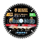 Пильный диск по дереву Denzel ф180 х 20 мм, 54 зубьев