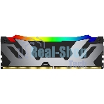 Оперативная память Kingston Fury Renegade, DDR5, 96Gb (2x48Gb), 6400MHz, CL32, DIMM, с радиатором, RGb, серебристый