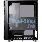 Компьютерный корпус Accord 3407 черный без БП ATX 2xUSB 2.0 2xUSB 3.0 audio bott PSU