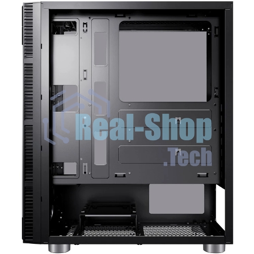 Компьютерный корпус Accord 3407 черный без БП ATX 2xUSB 2.0 2xUSB 3.0 audio bott PSU