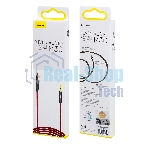 Кабель Baseus CAM30-C91 Yiven Audio Cable M30 AUX 3.5мм (M) to AUX 3.5мм (M) 1.5m Red+Black