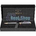 Ручка шариковая Parker Sonnet Grey Core GT (2213679) M, черные чернила, подарочная коробка
