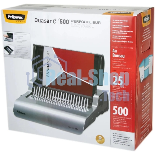 Переплетчик Fellowes Quasar E (FS-56209) A4/перф.20л.сшив/макс.500л./пластик.пруж. (6-50мм)/электр.