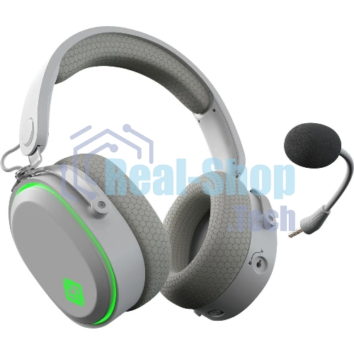 Беспроводные/проводные наушники GMNG GG-HS405W белый, полноразмерные, Bluetooth + радиоканал + проводной, до 40 ч