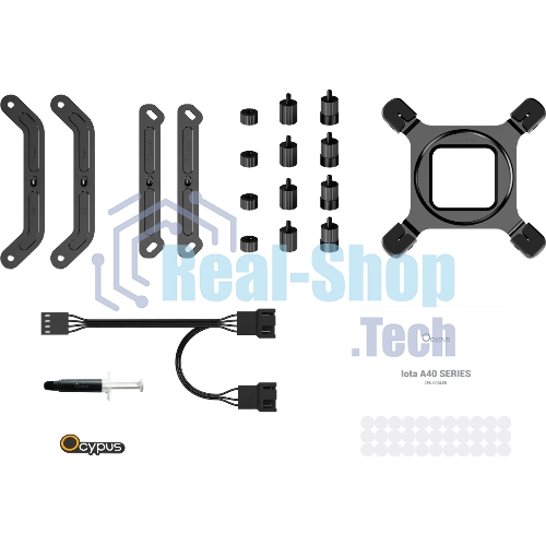 Кулер для процессора Ocypus Iota A40 BK Dual Fan Black (Iota-A40-BK2NNWD00X-GL)
