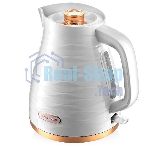 Чайник электрический BRAYER BR1057WH белый, 2200 Вт, 1.7 л