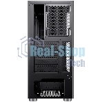 Компьютерный корпус Accord 3407 черный без БП ATX 2xUSB 2.0 2xUSB 3.0 audio bott PSU