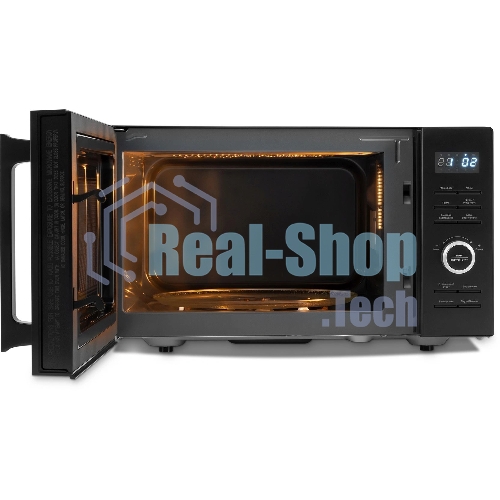 Микроволновая печь Vitek VT-MW1725 черный, 25 л, 900 Вт, переключатели - кнопки, поворотный механизм