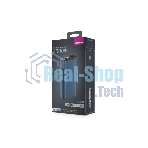 Портативный аккумулятор OLMIO QL-20, 20000mAh, 22.5W, QuickCharge3.0/PowerDelivery, LCD, голубой