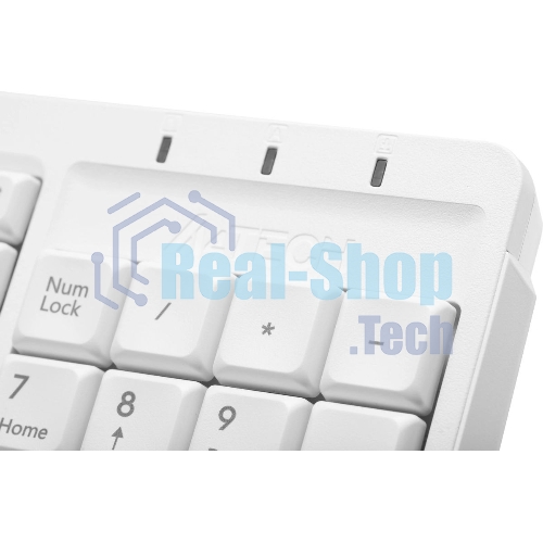 Клавиатура проводная A4Tech Fstyler FK15, USB, белый