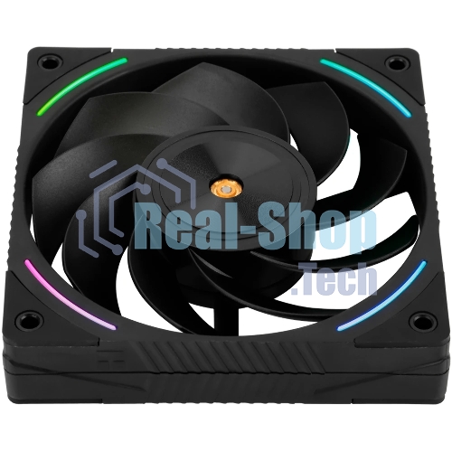 Кулер для корпуса Thermalright TL-K12R Reverse (120x120x25mm, 4-pin PWM, ARGB, 69CFM, 27dBA, 2150RPM, черный)