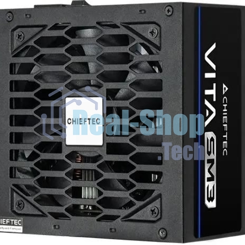 Блок питания Chieftec Vita SM3 BPX-850-C (ATX 3.1, 850W, 80 PLUS BRONZE, Active PFC, 120мм fan, Semi-modular Cable Management) Retail