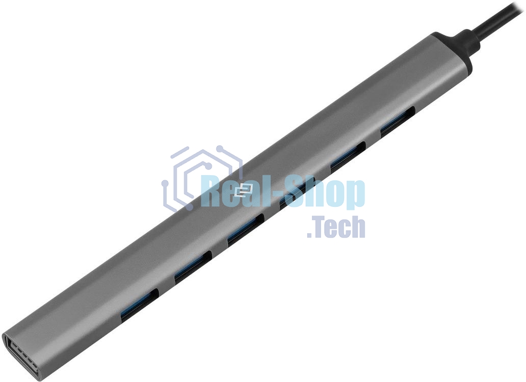 USB-концентратор Digma DHUB-7USB-AC-2.0, USB-C + USB-A, USB 2.0 7 портов, USB