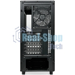 Компьютерный корпус HSPD F510, Panoramic Mid Tower, черный, TG, 0.5 SPCC, 3x120мм ARGb ATX, mATX, mITX 180/280/160мм 1x2.5