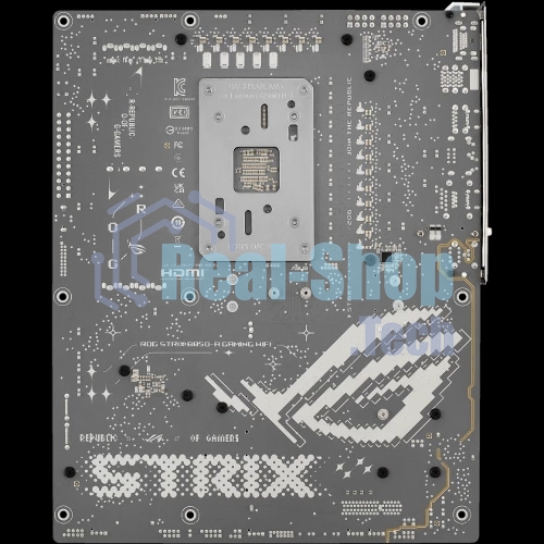 Материнская плата ASUS ROG STRIX B850-A GAMING WIFI, AM5, AMD B850, 4xDDR5, 2xSATA, 4xM.2, 1xPCIe 5.0 x16, 1xPCIe 4.0 x16, 1xPCIe x4, 1xDP, 1xHDMI, 1x2.5Gb LAN, 1xUSB-C 20Gbps, 1xUSB-C 10Gbps, 2xUSB-A 10Gbps, 4xUSB 5Gbps, 2xUSB-A 2.0, 3x3.5 мм, 7.1, ATX
