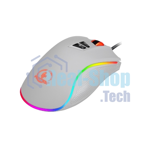 Мышь проводная Jet.A Panteon PS88 белый, 6200 dpi, USB, кнопки - 9