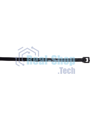 Нейлоновые стяжки Fortisflex КСС 3х150 черный 100 штук