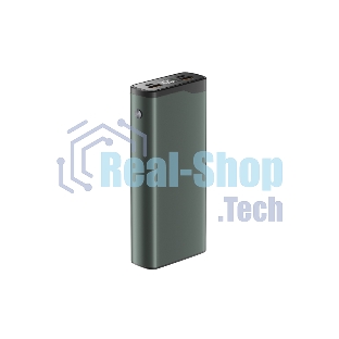Портативный аккумулятор OLMIO QL-20, 20000mAh, 22.5W, QuickCharge3.0/PowerDelivery, LCD, серый