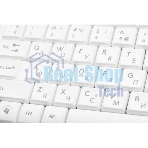 Клавиатура проводная A4Tech Fstyler FK15, USB, белый
