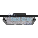 Вытяжка встраиваемая Maunfeld Ouse Touch Glass 60 черный, 60 см, 750 куб. м/ч, 48 дБ
