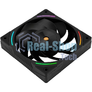 Кулер для корпуса Thermalright TL-K12R Reverse (120x120x25mm, 4-pin PWM, ARGB, 69CFM, 27dBA, 2150RPM, черный)