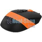 Мышь проводная A4Tech Fstyler FM10S черный/оранжевый, 1600 dpi, USB, кнопки - 4