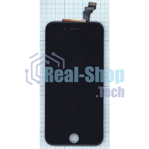 Дисплей Amperin для Apple iPhone 6 в сборе с тачскрином (IPS), черный