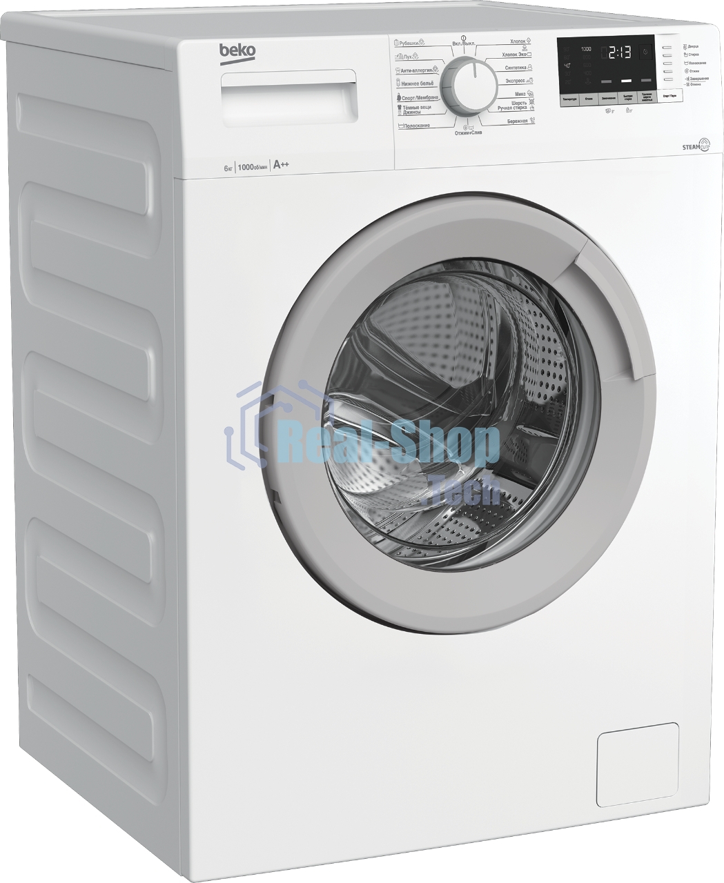 Стиральная машина Beko WSDN63512ZSW белый, загрузка фронтальная 6 кг, 1000 об/мин., класс: А