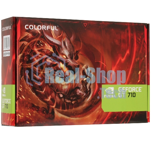 Видеокарта Colorful GT710-2GD3-V GDDR3 64bit VGA DVI HDMI 1FAN RTL
