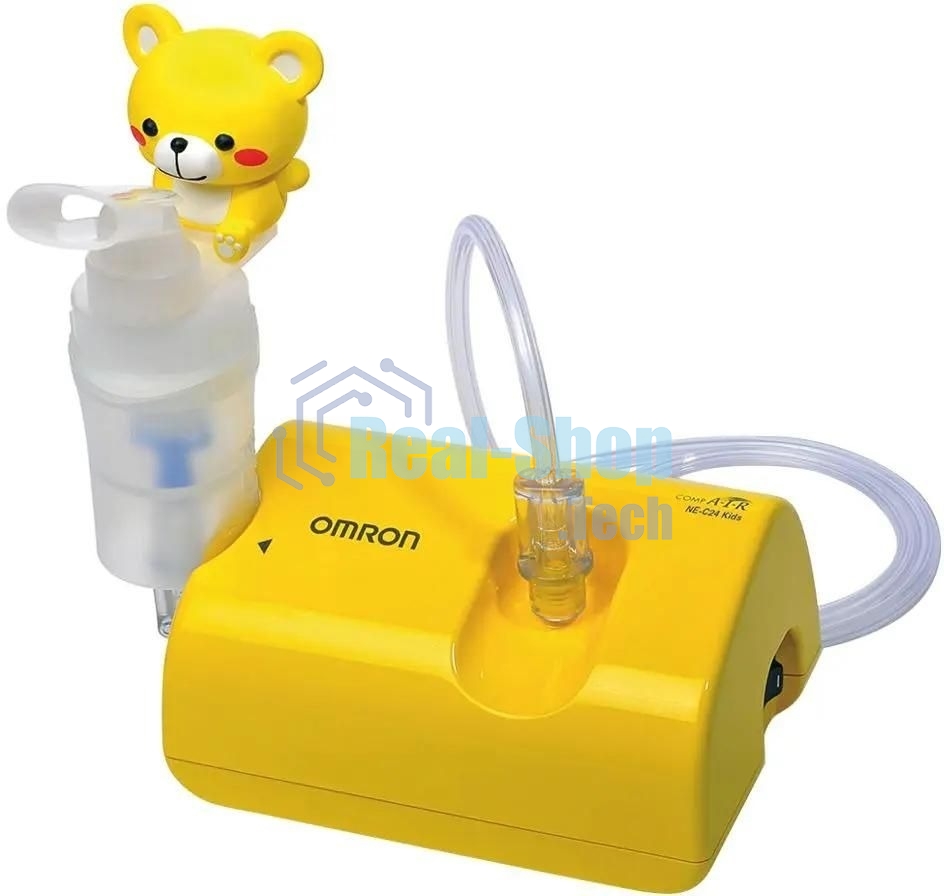 Ингалятор OMRON NE-C24 Kids компрессорный, детский, желтый
