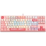 Клавиатура проводная A4Tech Bloody S87 Energy (S87 USB ENERGY PINK) USB розовый