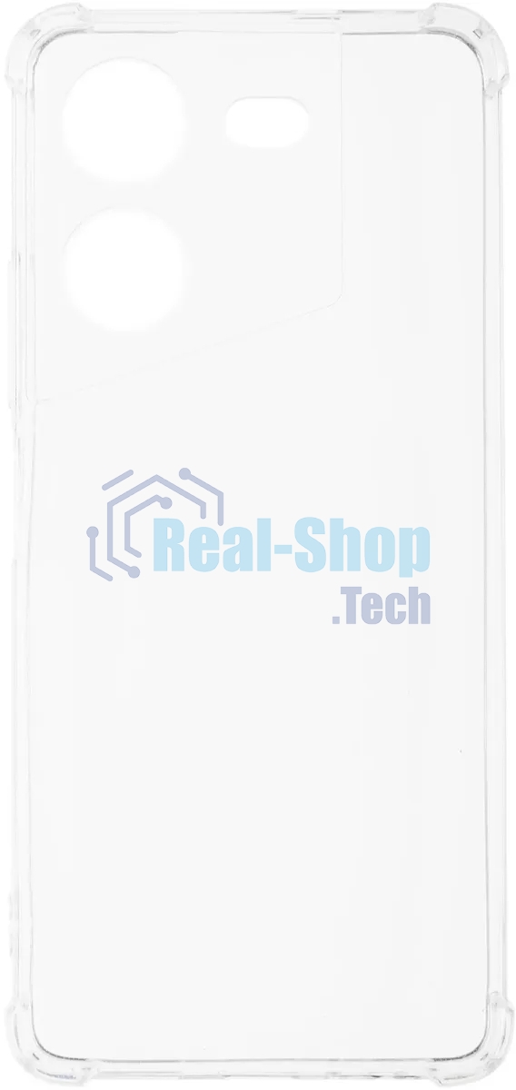 Чехол (клип-кейс) BoraSCO для Tecno Pova 5 Bumper Case прозрачный (72321)